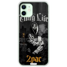 Чохол для iPhone 12 MixCase музика 2 pac