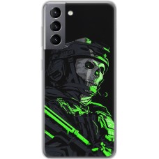 Чохол з аніме для Samsung Galaxy S21 (G991) Mixcase скелет воїн