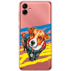 Чохол для Samsung Galaxy A04 (A045) MixCase Патрон у бронежилеті