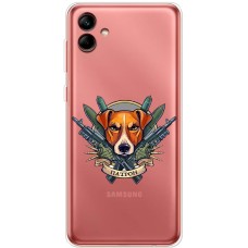 Чохол для Samsung Galaxy A04 (A045) MixCase Патрон логотип