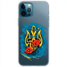 Чохол для iPhone 13 Pro MixCase патріотичні герб із маками
