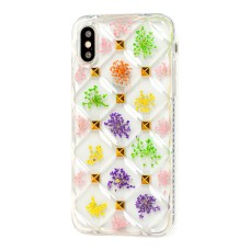 Чохол Flowers 3D для iPhon X / Xs кольоровий кріп