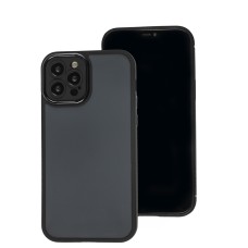 Чохол для iPhone 12 Pro Luxury Metal Lens чорний