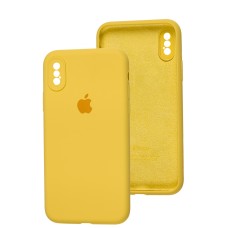Чохол для iPhone X / Xs Slim Full camera yellow