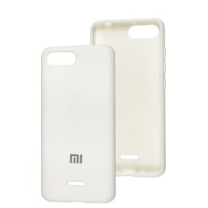 Чохол для Xiaomi Redmi 6A Silicone Separate camera білий