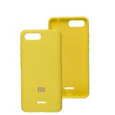 Чохол для Xiaomi Redmi 6A Silicone Separate camera yellow