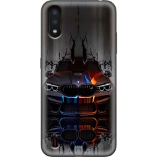 Чохол для Samsung Galaxy A01 (A015) MixCase машини неон bmw black