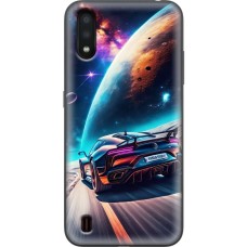 Чохол для Samsung Galaxy A01 (A015) MixCase машини неон на місяці