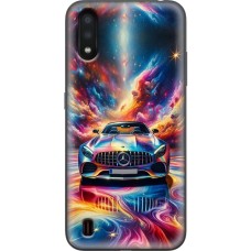 Чохол для Samsung Galaxy A01 (A015) MixCase машини неон кольоровий мікс