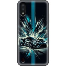 Чохол для Samsung Galaxy A01 (A015) MixCase машини неон вибуховий