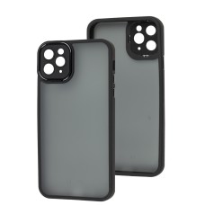 Чохол для iPhone 11 Pro Max Luxury Metal Lens чорний