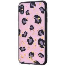 Чохол для iPhone Xs Max Leo Confetti "рожевий леопард"