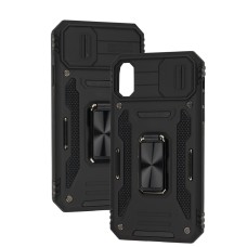 Чохол для iPhone Xr Camshield Army Ring чорний