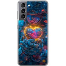 Чохол для Samsung Galaxy S21 (G991) MixCase асорті тепло Серця