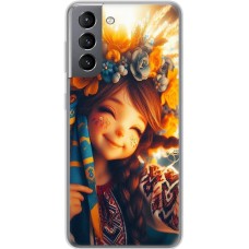 Чохол для Samsung Galaxy S21 (G991) MixCase асорті дівчинка