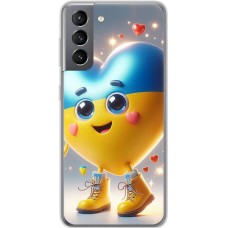 Чохол для Samsung Galaxy S21 (G991) MixCase асорті Cерце