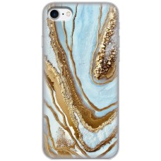 Чохол для iPhone 7 / 8 / SE MixCase мармур світло-бірюзовий I