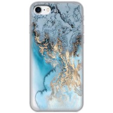 Чохол для iPhone 7 / 8 / SE MixCase мармур бірюзовий мікс