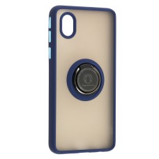 Чохол для Samsung Galaxy A01 Core (A013) LikGus Edging Ring синій