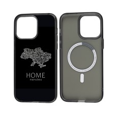 Чохол для iPhone 12 MixCase MagSafe MagSafe патріотичний Home Україна