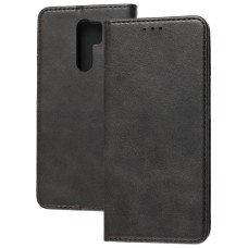 Чохол книжка для Xiaomi Redmi 9 Black magnet чорний