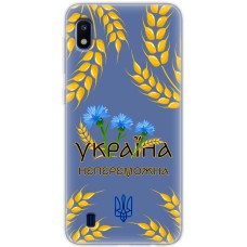 Чохол для Samsung Galaxy A10 (A105) MixCase патріотичні Україна непереможна