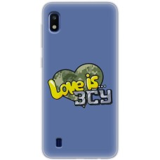 Чохол для Samsung Galaxy A10 (A105) MixCase патріотичні Love is ЗСУ