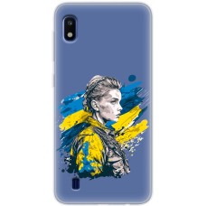 Чохол для Samsung Galaxy A10 (A105) MixCase патріотичні незламна Українка