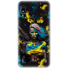 Чохол для Samsung Galaxy A10 (A105) MixCase патріотичні Нездоланна Українка