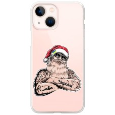 Чохол для iPhone 14 MixCase Новий рік Санта-Клаус за Україну