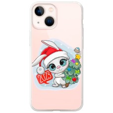 Чохол для iPhone 14 MixCase Новий рік кролик 2023