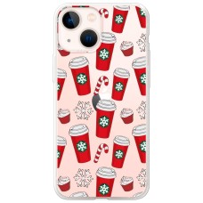 Чохол для iPhone 14 MixCase Новий рік зимова кава