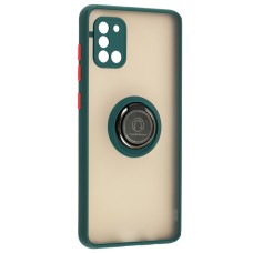 Чохол для Samsung Galaxy A31 (A315) LikGus Edging Ring оливковий