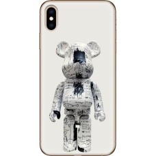 Чохол для iPhone X / Xs MixCase робот білий розпис