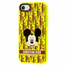 Чохол для iPhone 7 / 8 / SE 20 Neon print Міккі Маус CD