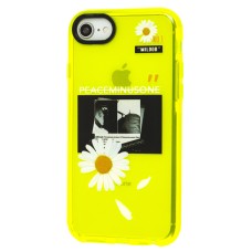 Чохол для iPhone 7 / 8 / SE 20 Neon print ромашка
