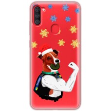 Чохол для Samsung Galaxy A11 / M11 MixCase Новий рік новорічний Патрон