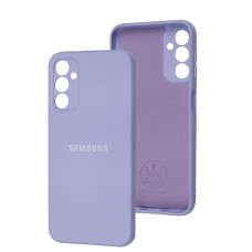 Чохол для Samsung Galaxy A14 Silicone Full camera бузковий/dasheen