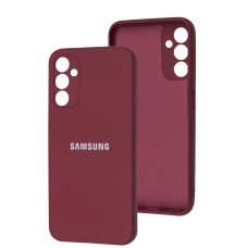 Чохол для Samsung Galaxy A14 Silicone Full camera marsala