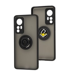 Чохол для Xiaomi 12/12x LikGus Edging Ring чорний