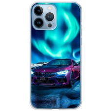 Чохол для iPhone 13 Pro Max MixCase авто бмв бордова