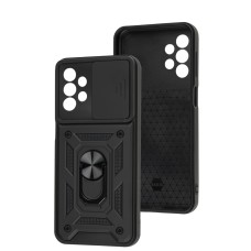 Чохол для Samsung Galaxy A23 Serge Ring Armor ударостійкий чорний
