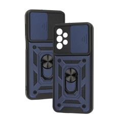 Чохол для Samsung Galaxy A23 Serge Ring Armor ударостійкий синій