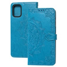 Чохол книжка для Samsung Galaxy M51 (M515) "Art з візитницею" синій