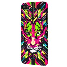 Чохол Luxo Face для iPhone 7 Plus/8 Plus neon яскравий тигр