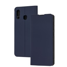 Чохол книжка Fibra для Samsung Galaxy A20 / A30 / M10s синій