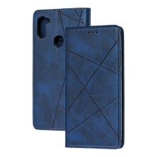 Чохол книжка Business Leather для Samsung Galaxy A11 / M11 синій