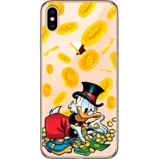Чохол для iPhone XS Max MixCase гроші качка із золотом
