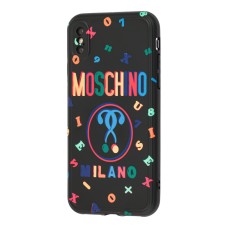 Чохол для iPhone X / Xs VIP Print moschino чорний