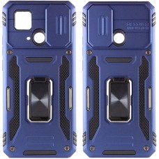 Чохол для Xiaomi Redmi 10C Camshield Army Ring синій / navy